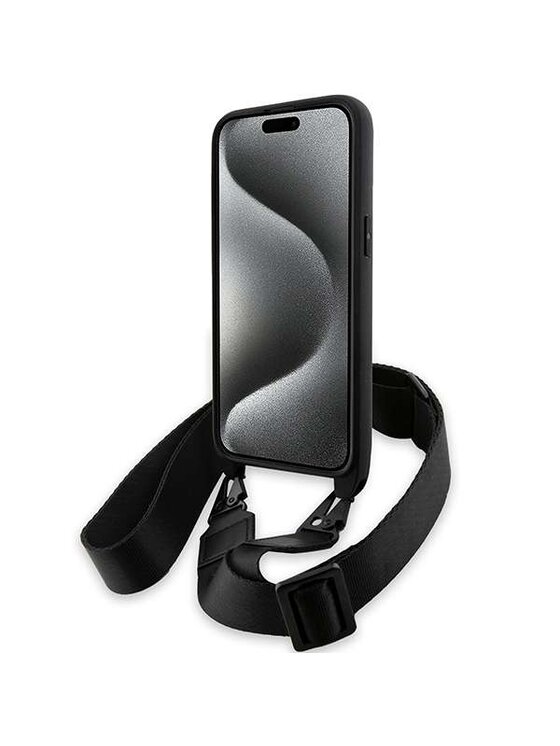BMW Motorsport BMW Motorsport Etui na telefon Apple iPhone 15 Pro Czarny