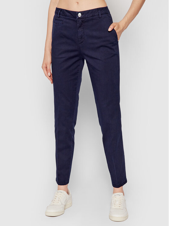 United Colors Of Benetton Pantaloni di tessuto 4GD7558S3 Blu scuro Slim Fit  • Modivo.it
