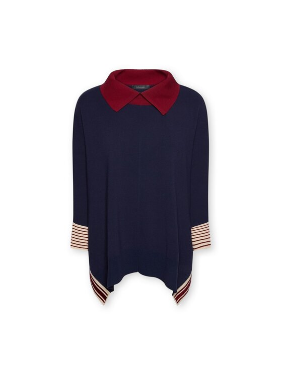 Elena Mirò Elena Mirò Maglione S605E003766N0B1 Blu Over Fit