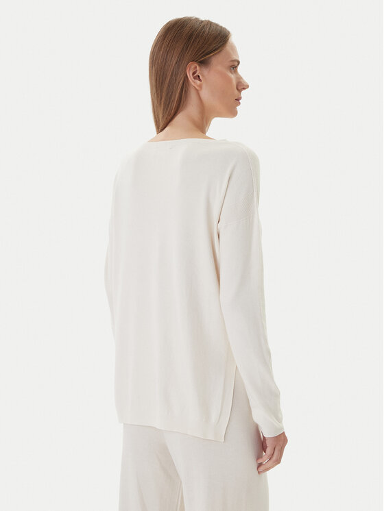 Kontatto Kontatto Pullover 3M0800C Écru Regular Fit