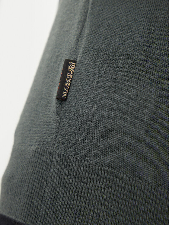 Napapijri Napapijri Rollkragenpullover Damavand NP0A4GJT Grün Regular Fit
