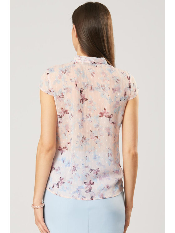 QUIOSQUE QUIOSQUE Halenka BUTTERFLY BLOUSE Růžová Regular Fit