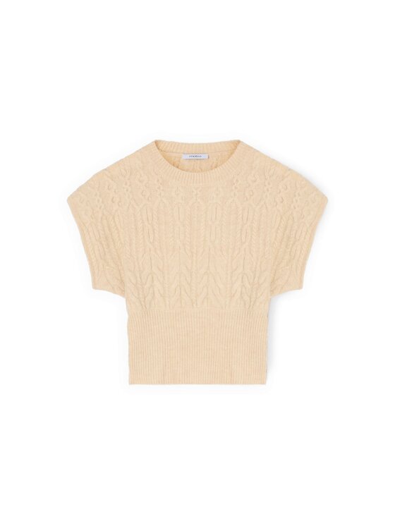 Motivi Motivi Maglione M028W003701N002 Crema Regular Fit
