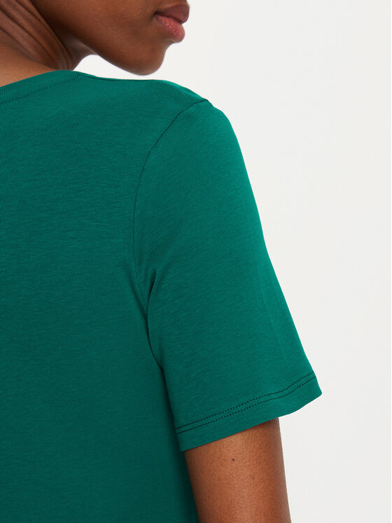 United Colors Of Benetton United Colors Of Benetton T-shirt 3GA2E4230 Zelena Regular Fit