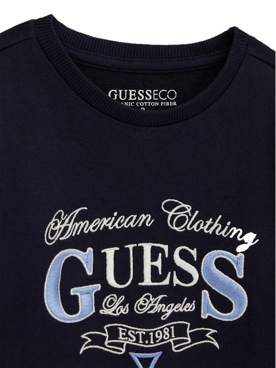 Guess Guess Trenirka komplet N5YG14 KA6R0 Mornarsko modra Regular Fit