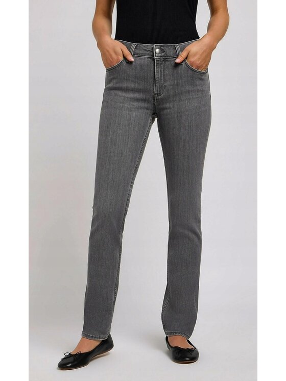 Lee Lee Jeansy Elly Szary Slim Fit