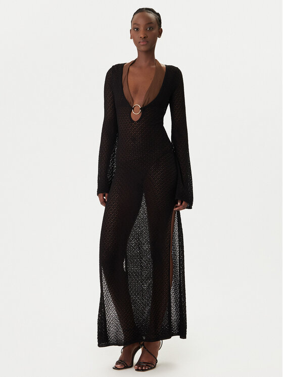 Bardot Bardot Strandkleid Bryn 60326DB Schwarz Regular Fit