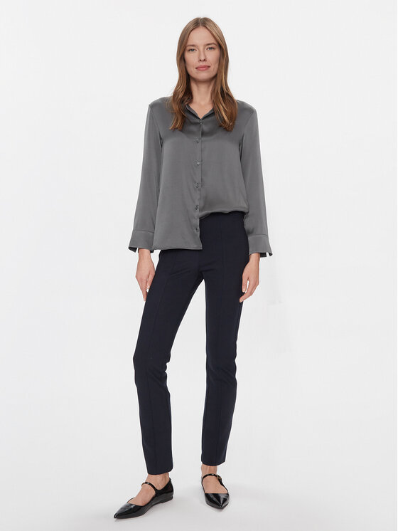 Tommy Hilfiger Tommy Hilfiger Kalhoty z materiálu Elevated WW0WW39721 Tmavomodrá Slim Fit