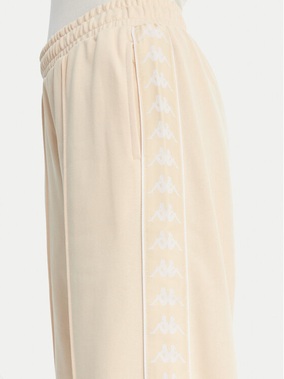 Kappa Kappa Spodnie dresowe Banda Malorie 37256WW Écru Regular Fit