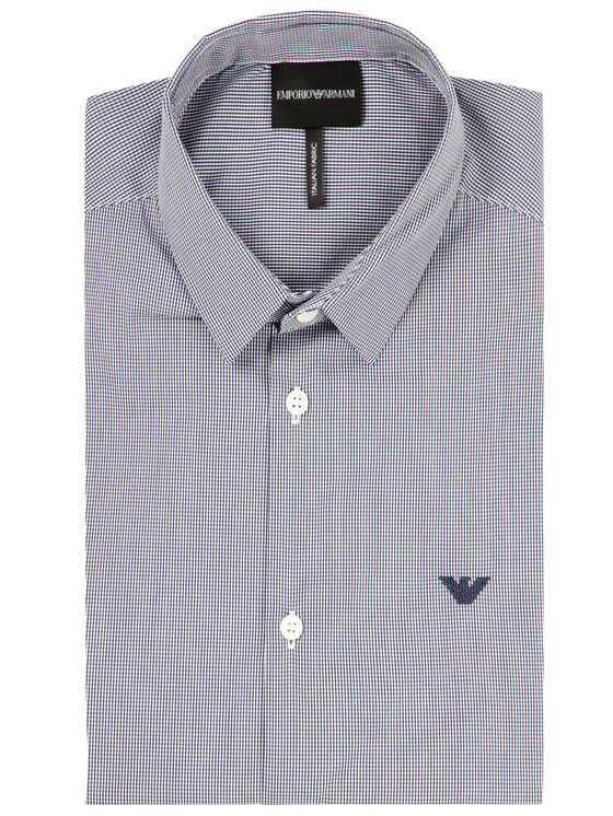 Emporio Armani Emporio Armani Hemd 8N1C10 1N06Z F916 Dunkelblau Slim Fit