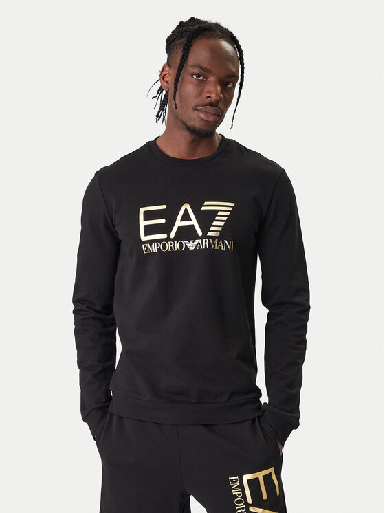 EA7 Emporio Armani EA7 Emporio Armani Mikina 7M002278 AF22266 MC004 Černá Regular Fit