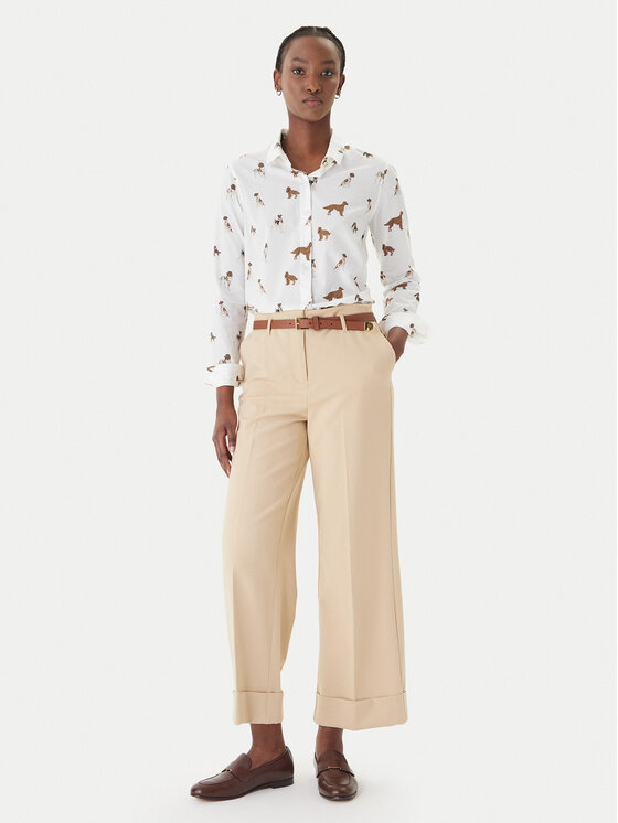 Barbour Barbour Krekls Safari LSH1357MI91 Balts Relaxed Fit