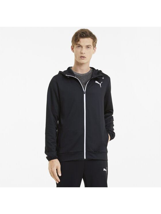 Puma Puma Bluza Puma RTG FZ Hoodie Czarny Regular Fit