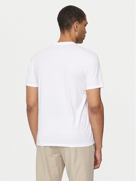 Guess Guess T-Shirt M4YI86 K9RM1 Bílá Slim Fit