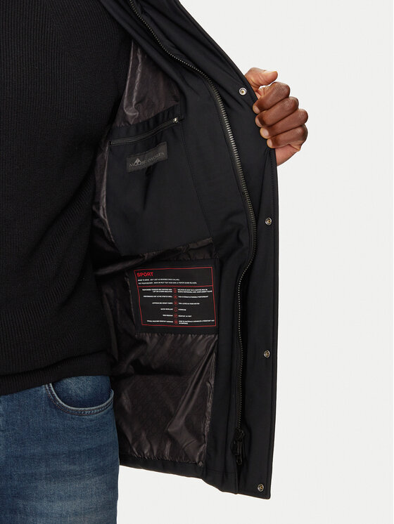 Moose Knuckles Moose Knuckles Pūkinė striukė Valleyfied 2 M32MJ152 Juoda Regular Fit