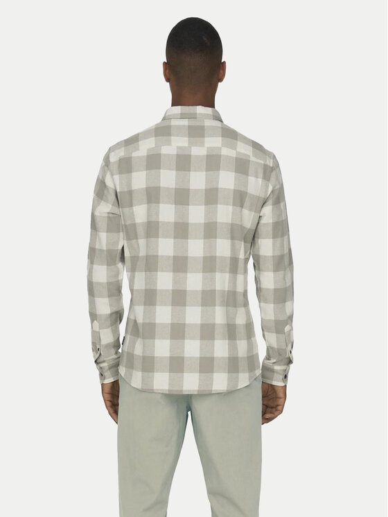 Only & Sons Only & Sons Cămașă Gudmund 22007112 Bej Slim Fit