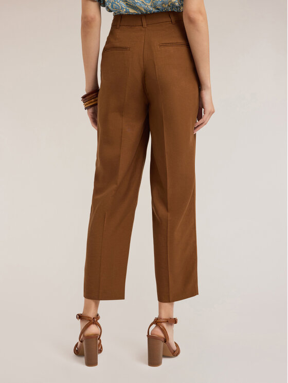 Motivi Motivi Pantaloni di tessuto P031Q004005N012 Marrone Regular Fit