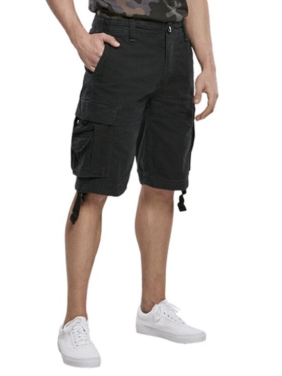 Brandit Brandit Szorty materiałowe 2002.2 Czarny Regular Fit