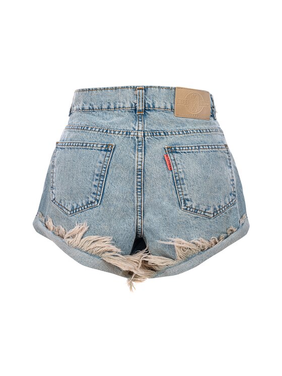 MissDenim MissDenim Szorty jeansowe Boyfriend Niebieski Boyfriend Fit