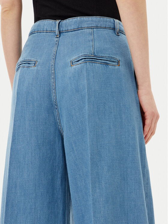 Silvian Heach Silvian Heach Jeansy Ignate GPP25392JE Modrá Wide Leg
