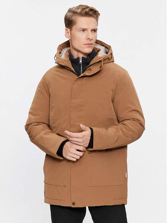 Jack&Jones Zimné bundy 12235845 Hnedá Regular Fit