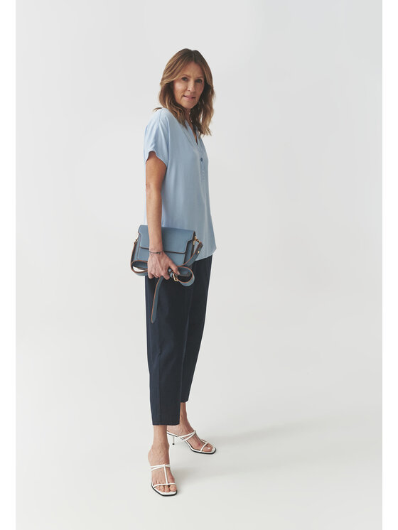 TATUUM TATUUM Blúzka MARELLI Modrá Loose Fit
