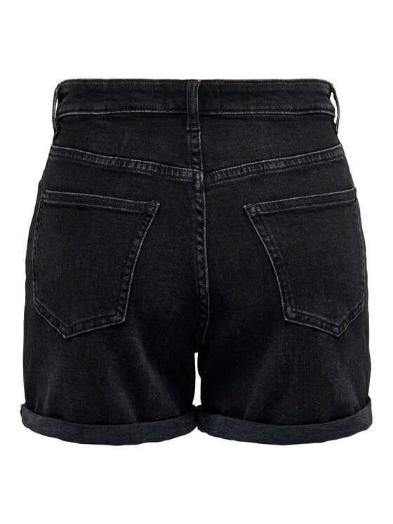 ONLY ONLY Pantaloni scurți de blugi Josephine 15321381 Negru Regular Fit