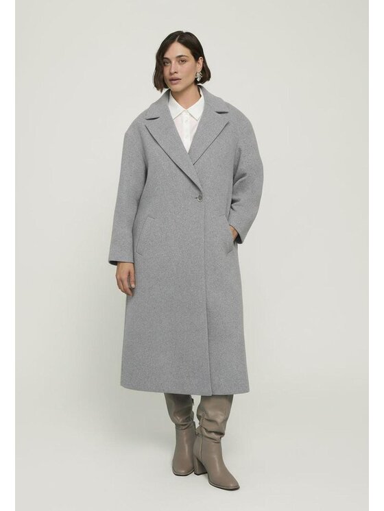 Fiorella Rubino Fiorella Rubino Cappotto invernale 0038T000345N013 Grigio Slim Fit