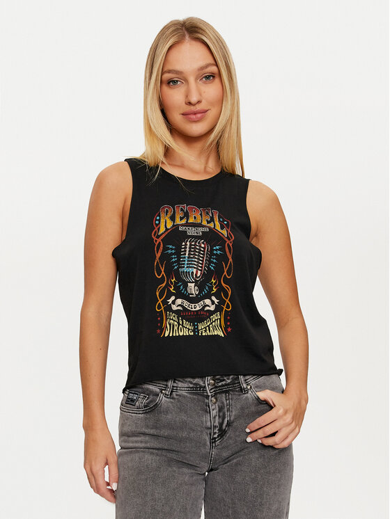 Noisy May Noisy May Marškinėliai Max 27033890 Juoda Regular Fit