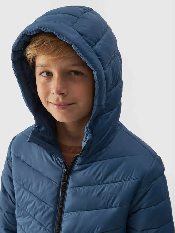 4F 4F Giubbotto piumino 4FJWAW24TDJAM460-32S Blu scuro Regular Fit