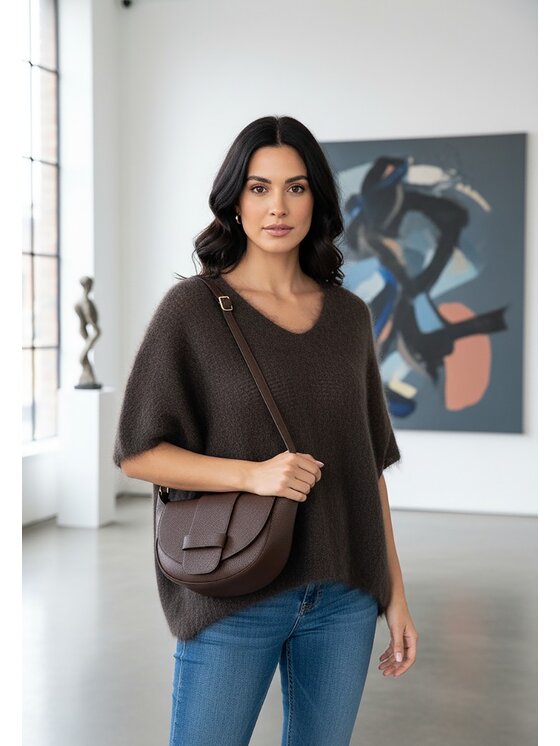 FIGL FIGL Kabelka T001 Hnedá