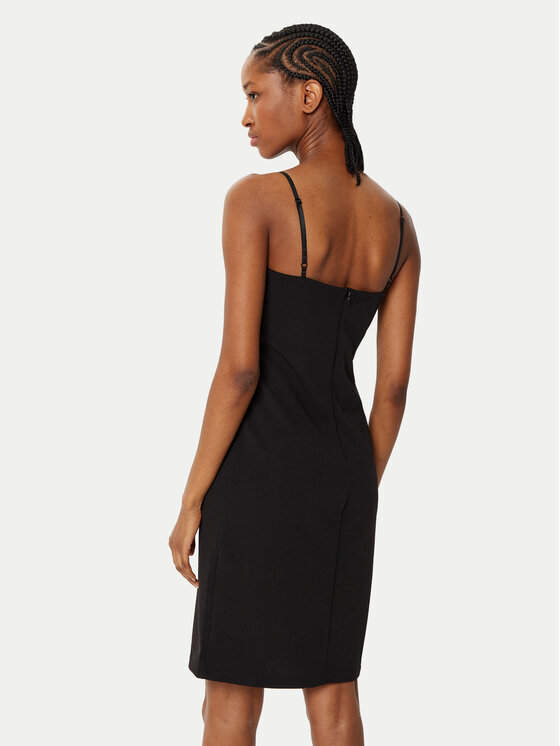 Rinascimento Rinascimento Kokteilikleit CFC0121697003 Must Slim Fit