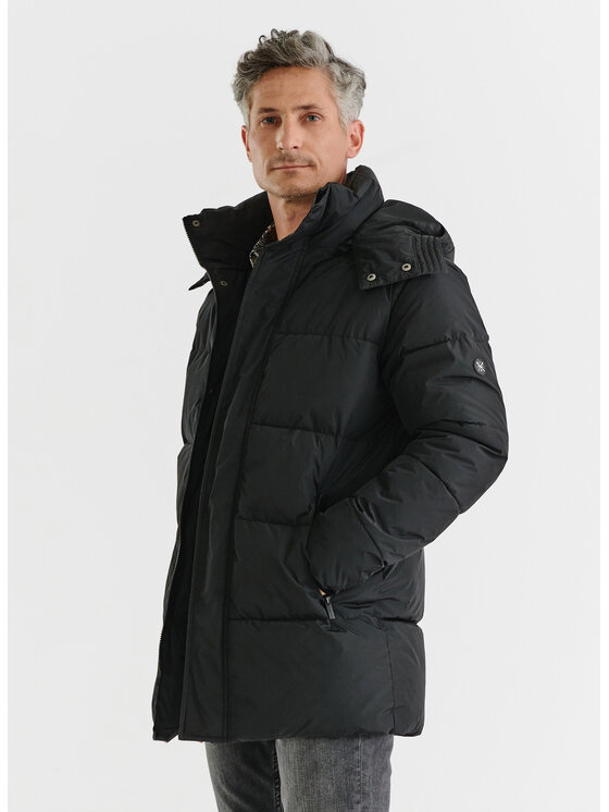 Pako Lorente Pako Lorente Kurtka puchowa P23WF-5X-005 Czarny Classic Fit