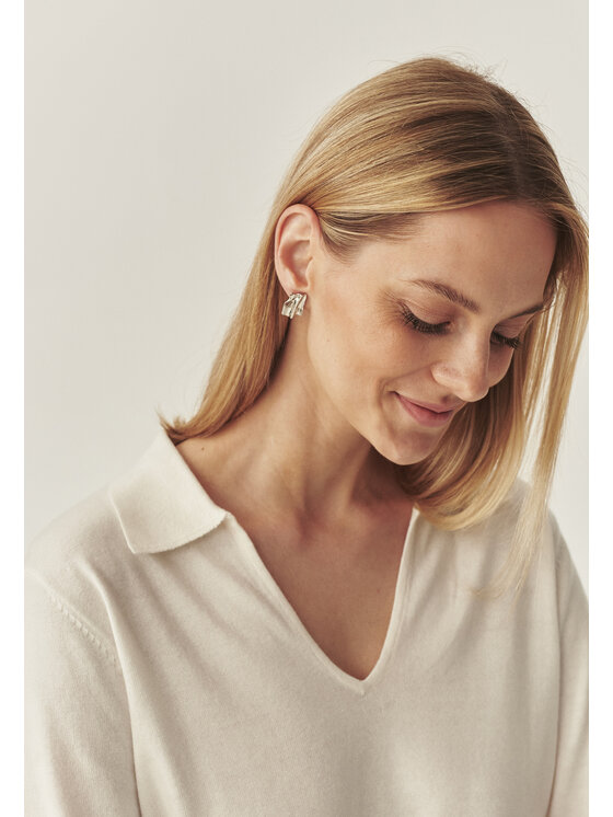 TATUUM Tatuum Sweter PALA Écru Classic Fit