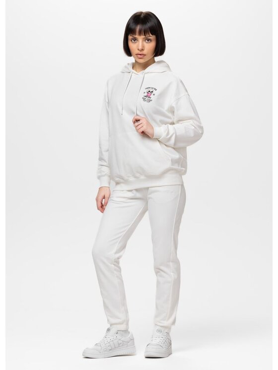 PITBULL PITBULL Bluza CHEW ON THIS Biały Regular Fit