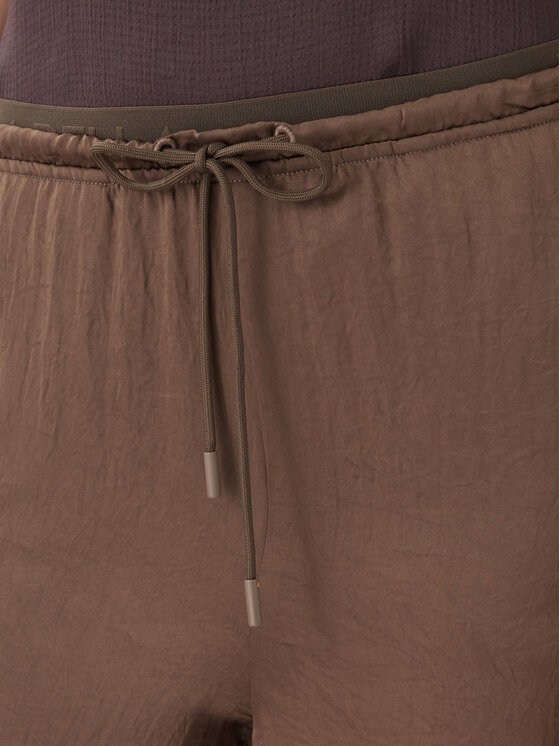 Marella Marella Hlače iz tkanine Bronzo 2613131085 Rjava Relaxed Fit