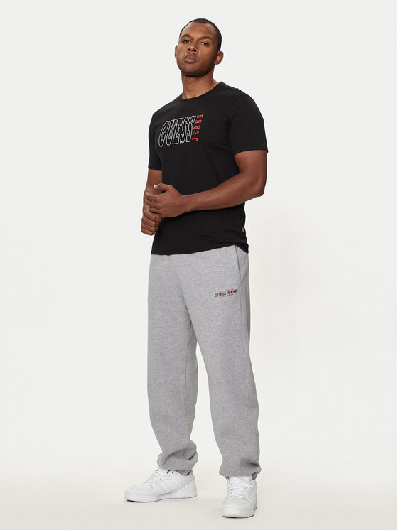Guess Jeans Guess Jeans Спортивні штани M4YB18 K9V31 Сірий Regular Fit