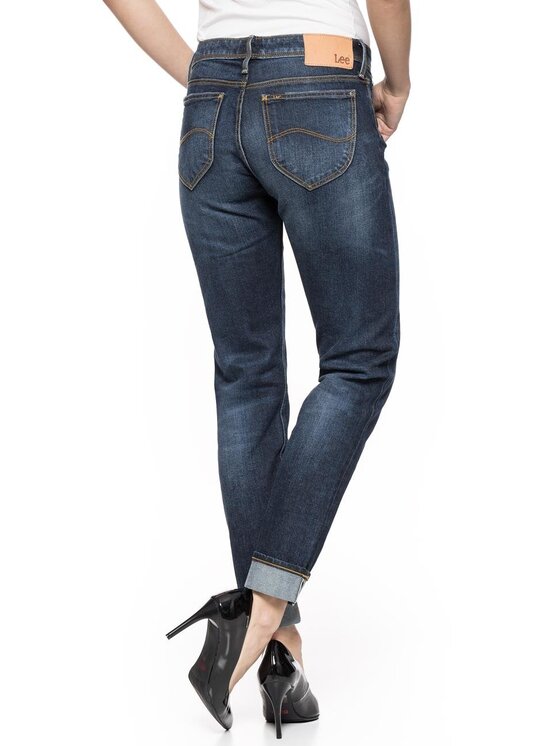 Lee Lee Jeansy SALLIE Niebieski Loose Fit