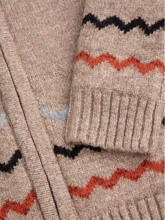 Coccodrillo Coccodrillo Cardigan ZC4172201BBN Bej Regular Fit
