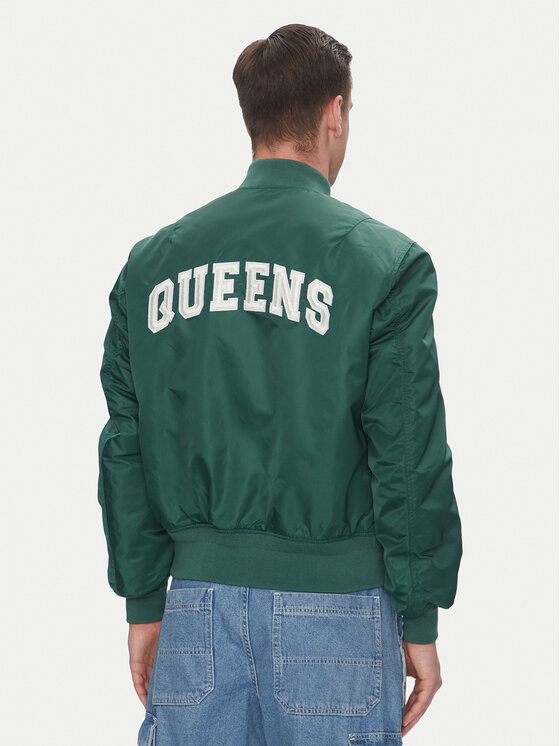 SCHOTT N.Y.C. SCHOTT N.Y.C. Μπόμπερ μπουφάν Sporting Πράσινο Oversize