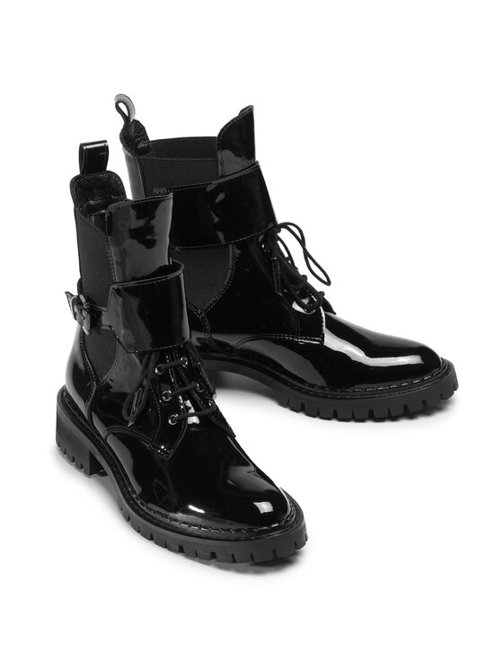 Eva Minge Eva Minge Schnürstiefeletten EM-21-08-001037 Schwarz