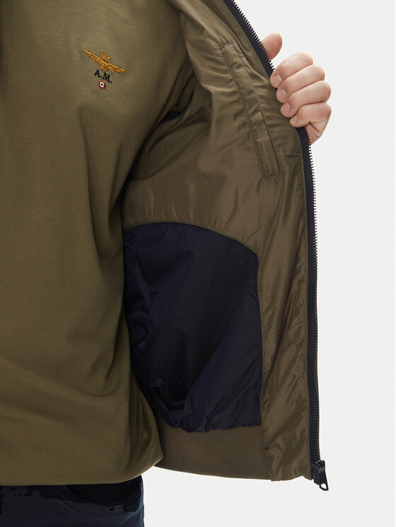 Aeronautica Militare Aeronautica Militare Kevad-sügis jope 251AB2071CT3081 Khakivärviline Regular Fit