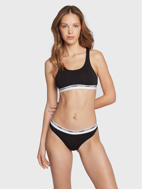 Tommy Jeans Tommy Jeans Stringi UW0UW03865 Czarny