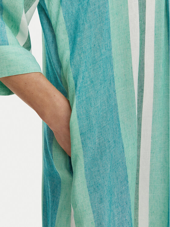 Iconique Iconique Strandkleid Kim IC26-053 Grün Relaxed Fit