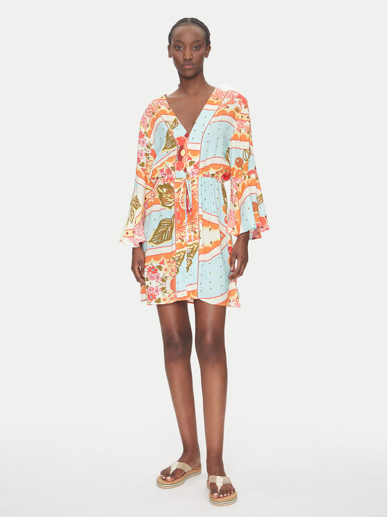 Maaji Maaji Obleka za na plažo Floral Groove Joy PT2472CPO010 Pisana Relaxed Fit