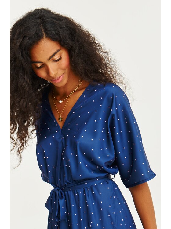 NAOKO NAOKO Každodenné šaty Dolce Notte Tmavomodrá Regular Fit