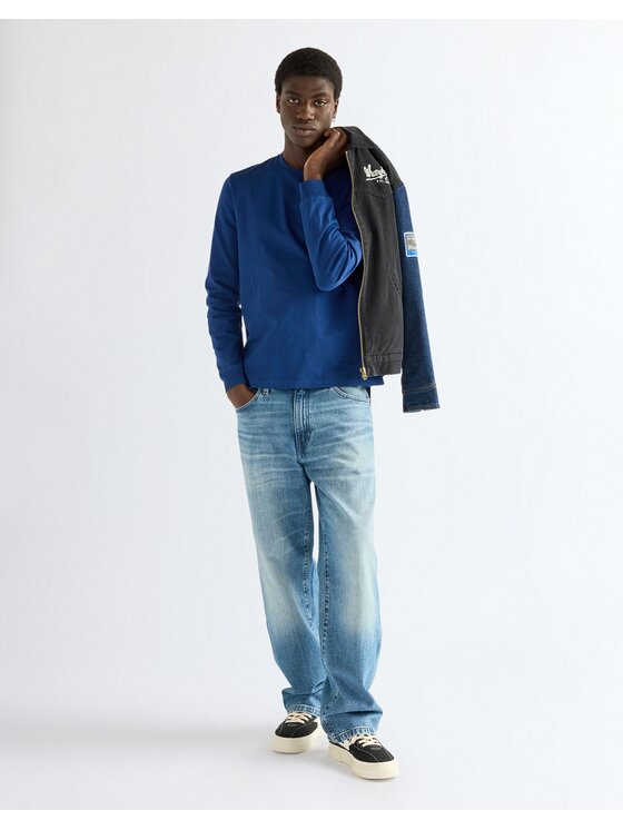 Wrangler Wrangler Jeansy LOOSE STRAIGHT Niebieski Oversize
