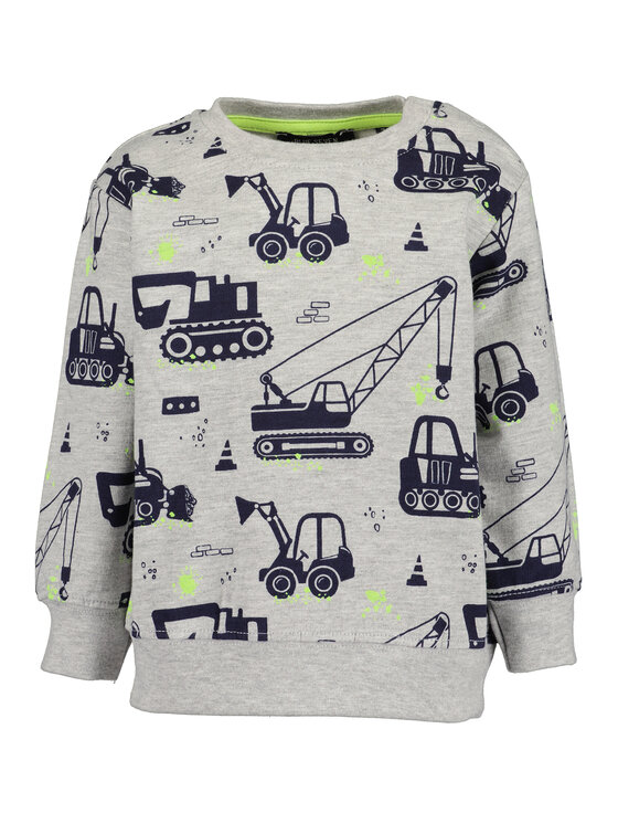 Blue Seven Blue Seven Суитшърт 936050 X Сив Regular Fit