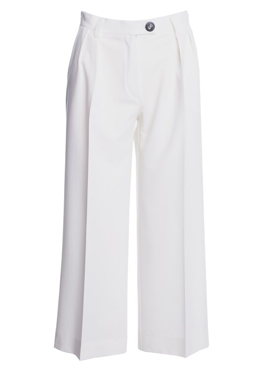 Stylove Stylove Spodnie damskie S139 Biały Wide Leg