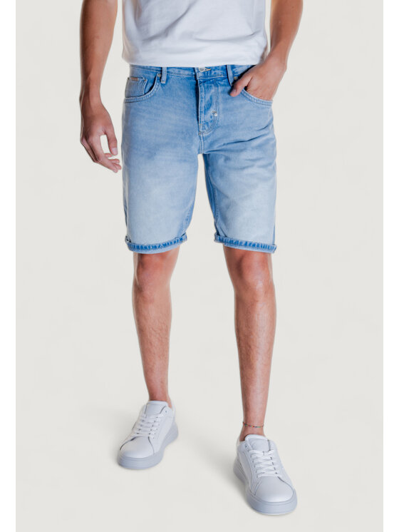 Szorty plażowe Antony Morato, Rozmiar W33, Niebieskie, ARGON